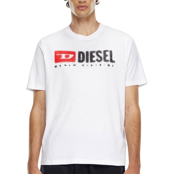Diesel Classic White Tee - Picture 1 of 4
